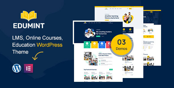 Edumint–LMS，在线课程，教育WordPress主题