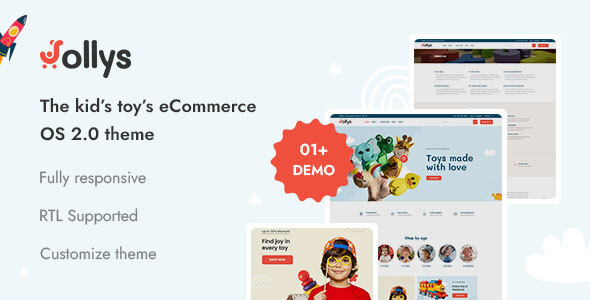 Jollys-儿童玩具电子商务Shopify 2.0主题