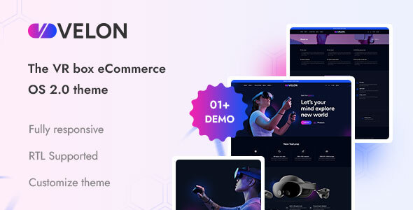 Velon-虚拟现实盒子电子商务Shopify 2.0主题