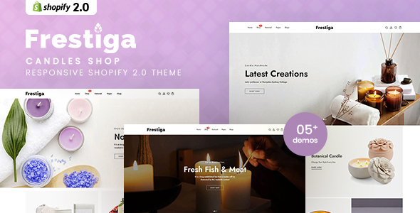 Frestiga-蜡烛店响应式Shopify 2.0主题