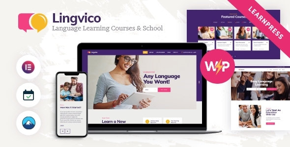 Lingvico |语言中心和培训课程WordPress主题