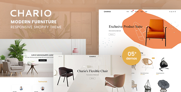 Chario-现代家具响应式Shopify主题