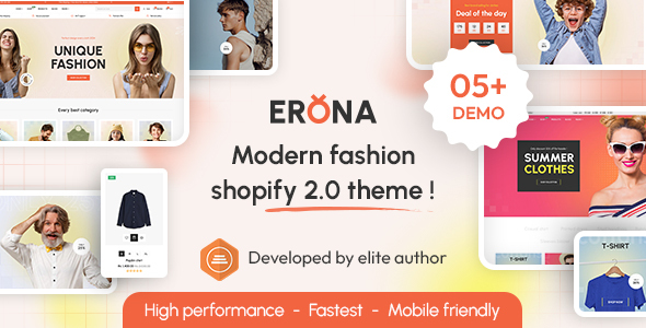 Erona-现代时尚服装店Shopify 2.0主题
