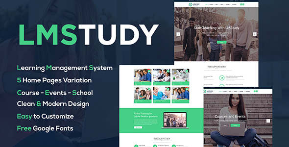 LMStudy-教育LMS WooCommerce主题