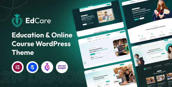 EdCare-教育和在线课程WordPress主题