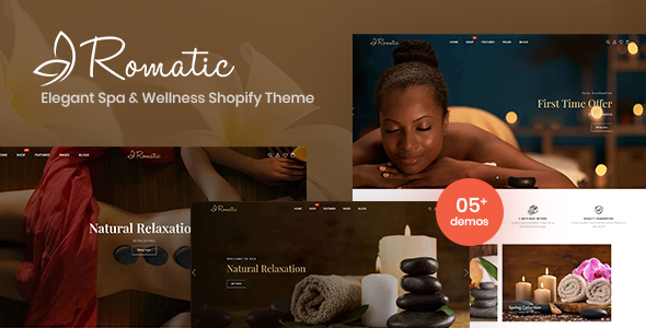 Romatic-优雅的水疗和健康Shopify主题
