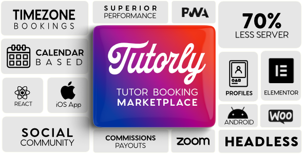 Tutorly |预订市场WordPress主题