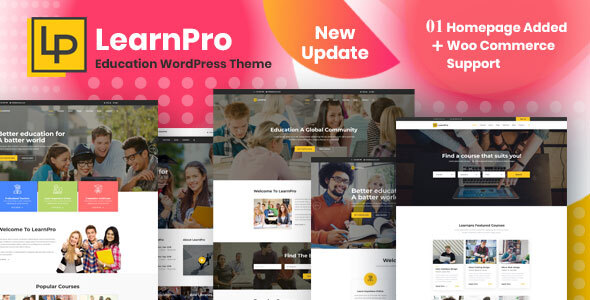 LearnPro-在线课程教育WordPress主题