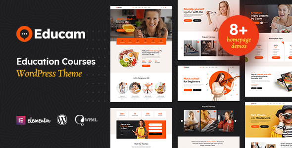 Educam-教育在线课程WordPress主题