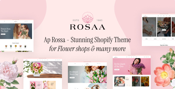 Ap Rosaa-花店Shopify主题