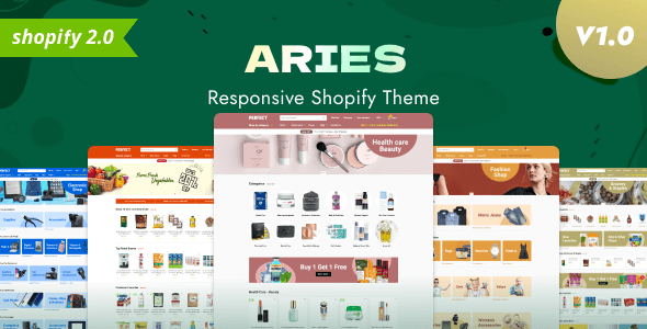 Aries-响应式Shopify杂货店