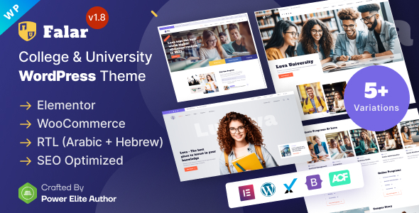 Falar-大学Elementor WordPress主题