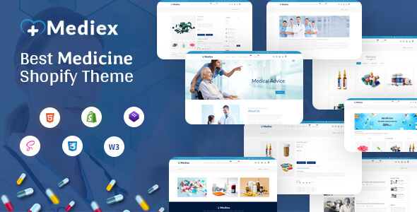 Mediex-科罗纳医疗商店Shopify主题操作系统2.0