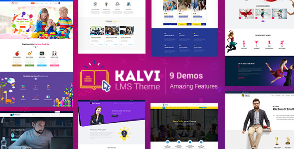 Kalvi-LMS教育WordPress主题