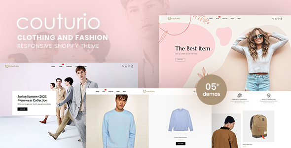 Couturio-服装和时尚响应式Shopify主题