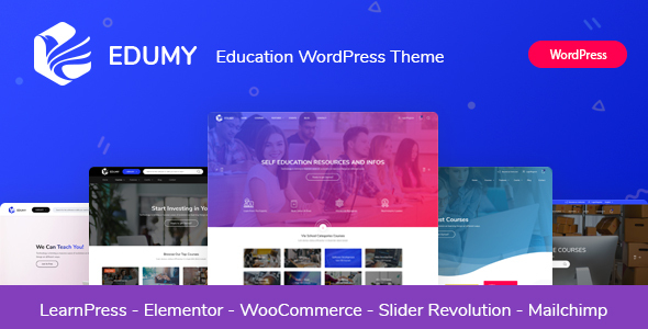 Edumy-LMS在线教育课程WordPress主题