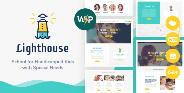 Lighthouse |残疾和特殊需求儿童学校WordPress主题
