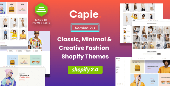Capie-时尚商店的响应式Shopify主题