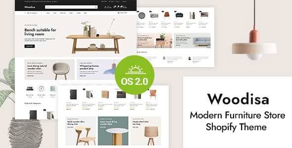 Woodisa-室内装饰和家具商店Shopify 2.0响应式主题