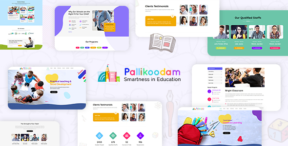 Pallikoodam-学校WordPress主题