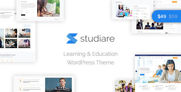 Studiare-大学和在线课程的教育WordPress主题