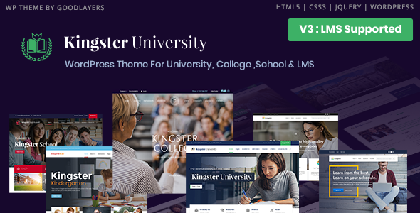 Kingster-教育，学校WordPress