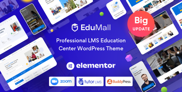 EduMall-专业LMS教育中心WordPress主题
