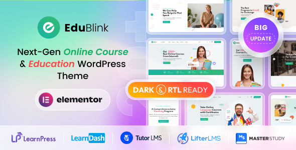 EduBlink-教育和在线课程WordPress主题