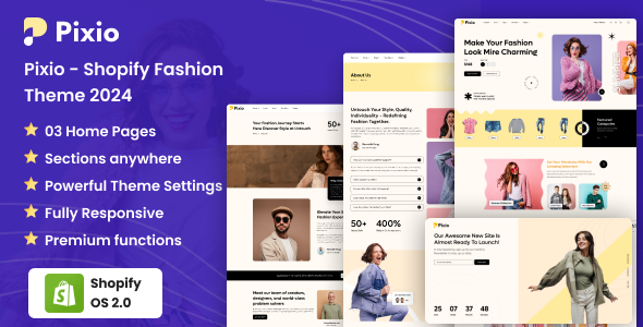 Pixio-Shopify时尚主题