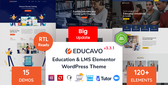 Educavo-教育WordPress主题