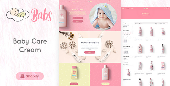 Babs-婴儿用品店Shopify