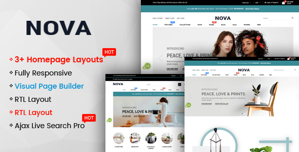 Nova-多用途拖放Shopify响应式主题
