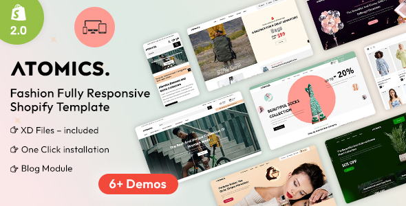Atomics-多用途时尚Shopify 2.0主题