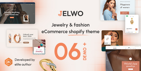 Jelwo-珠宝和时尚电子商务Shopify主题