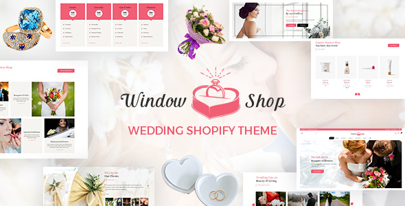 橱窗店-婚礼Shopify商店