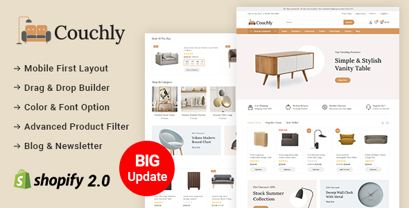 沙发-家具和家居装饰商店Shopify 2.0响应式主题