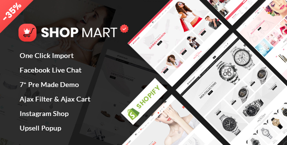 Shopmart-多功能Shopify主题操作系统2.0
