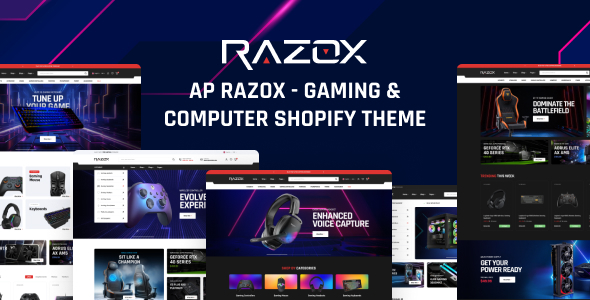Ap Razox-游戏和电脑Shopify主题