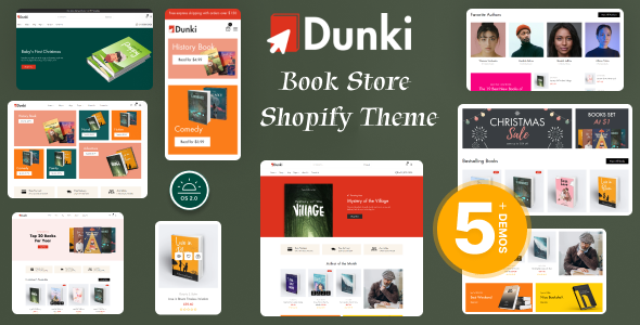 Dunki-现代书店Shopify OS 2.0主题