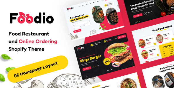 Foodio-快餐店Shopify主题