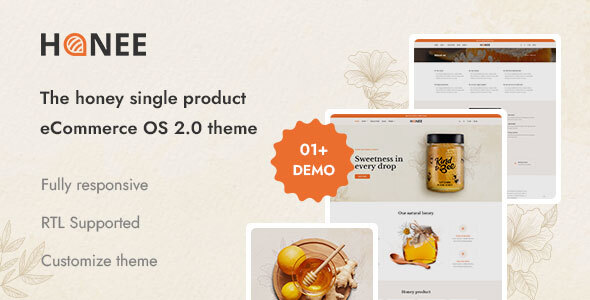 Honee-蜂蜜单品Shopify 2.0主题