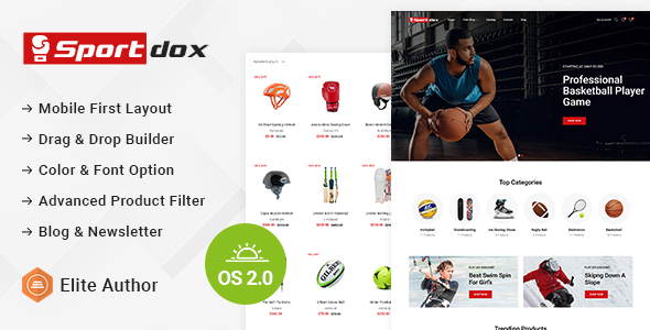 Sportdox-体育与健身器材商店Shopify 2.0响应式主题
