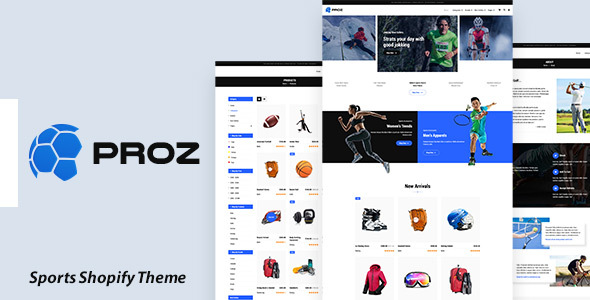 Proz-体育商店Shopify主题