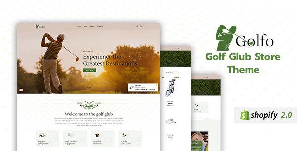 Golfo-高尔夫商店Shopify主题