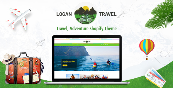 Logan-冒险，旅游商店Shopify主题
