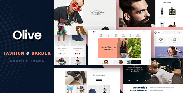 Olive-时尚和理发店Shopify主题