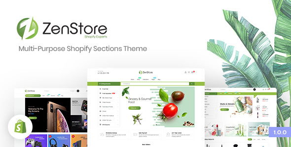 ZenStore |多用途Shopify部分主题