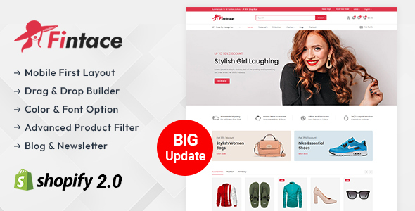Fintace-多用途时尚商店Shopify 2.0响应式主题