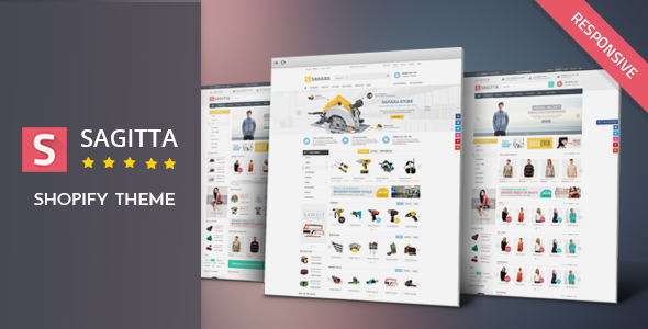 Sagitta-时尚与工具响应式Shopify主题