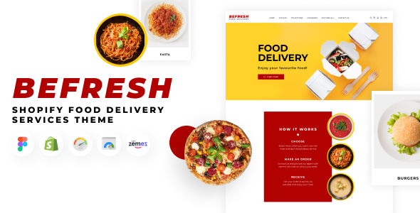 BeFresh-Shopify食品配送服务主题